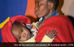mujer patera